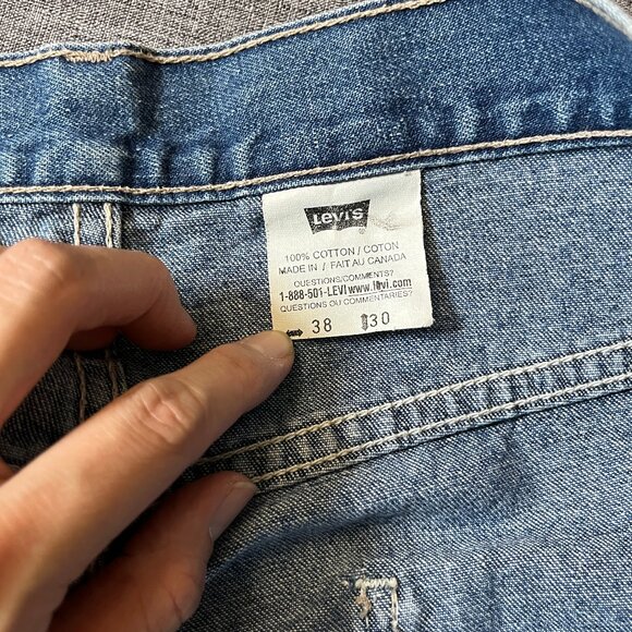 Levi's Loose Fit Baggy Carpenter Jeans - Men's Size 38*30 - Picture 7 of 14